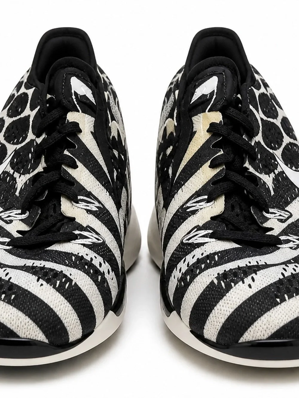 Nike Black and White Sneaker Label Detail